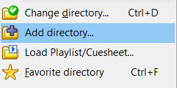 add directory option